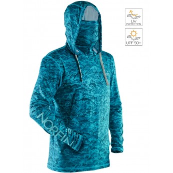 Джемпер NORFIN SUN PRO MARLIN HOODIE GREEN р.L Джемпер NORFIN SUN PRO MARLIN HOODIE GREEN р.L